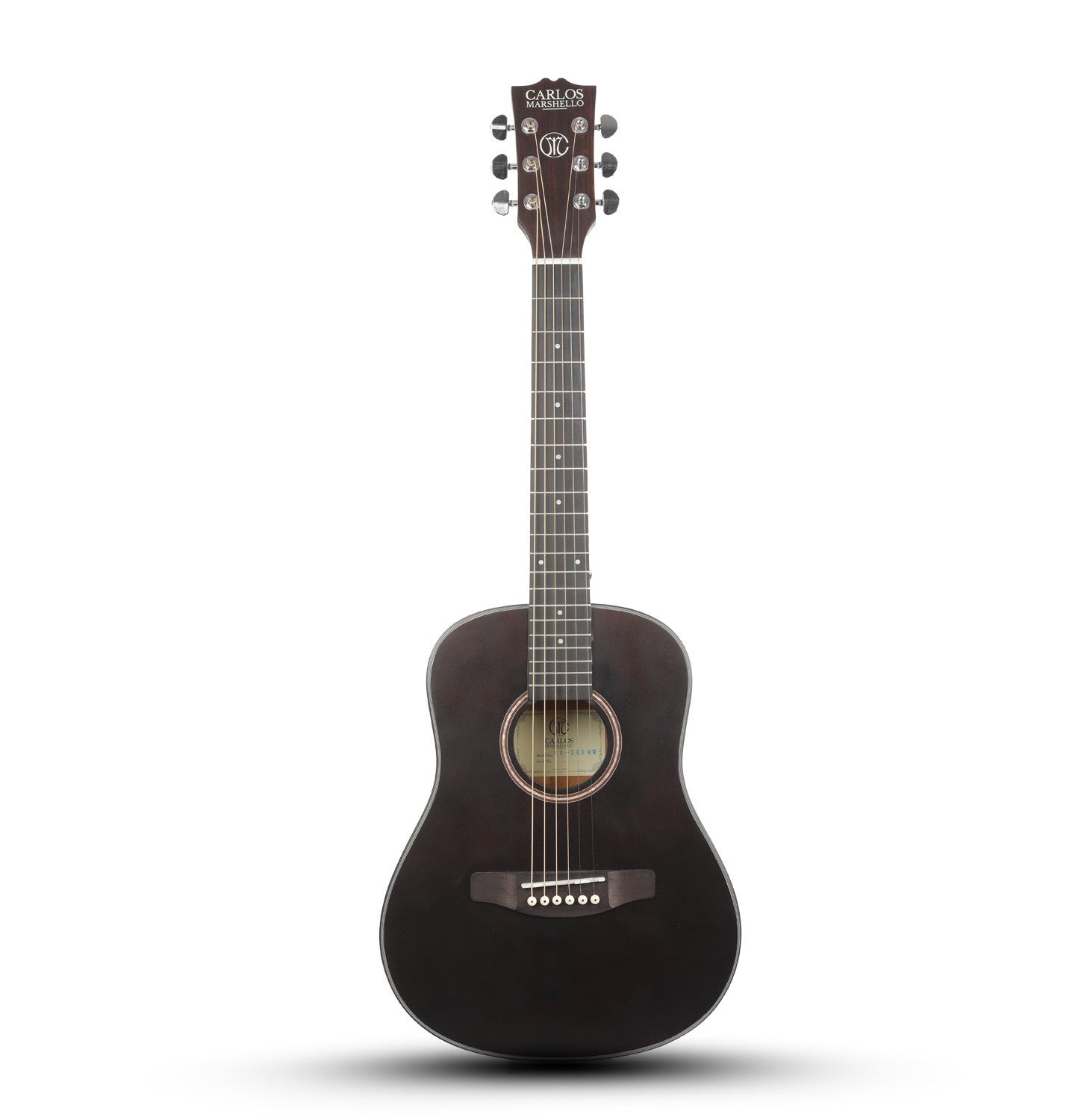 Carlos Marshello CS34 34" Acoustic Guitar Black - Deccan Retail