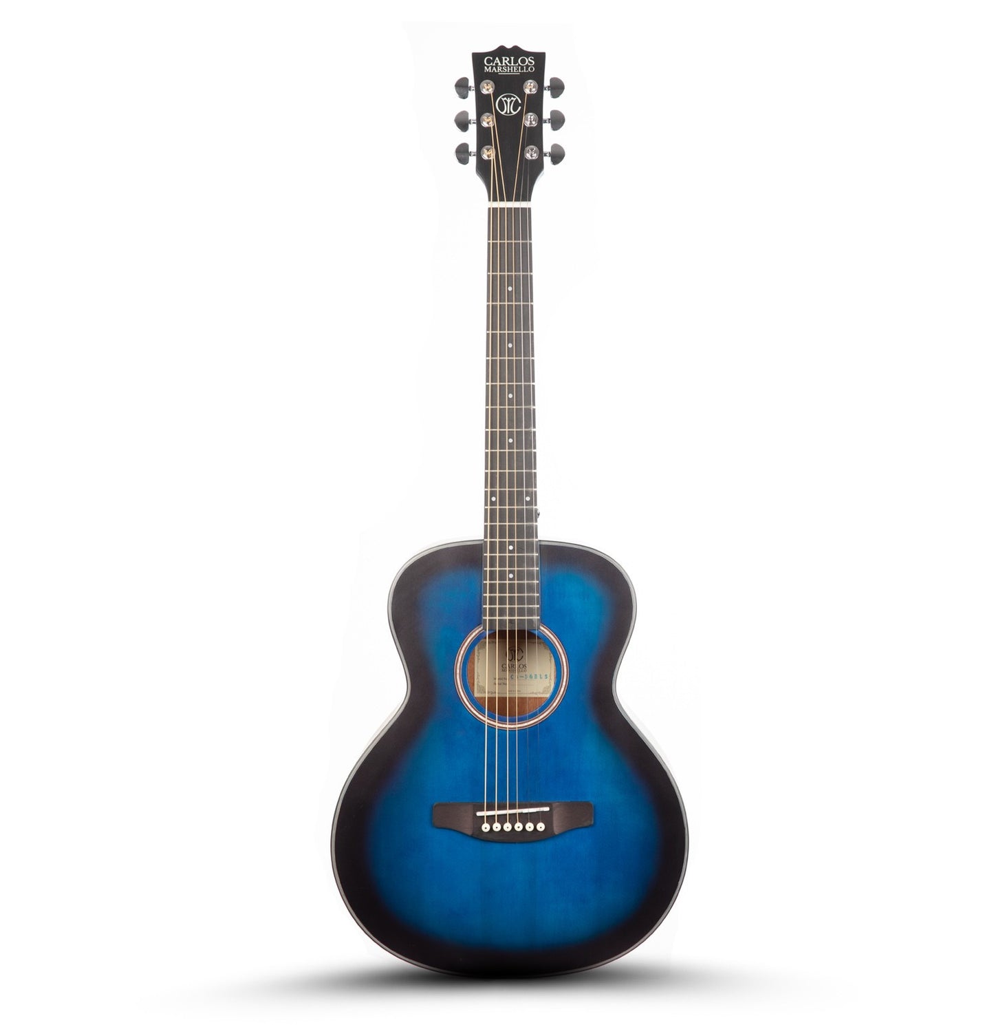 Carlos Marshello CS36 36" Acoustic Guitar - Blue - Deccan Retail