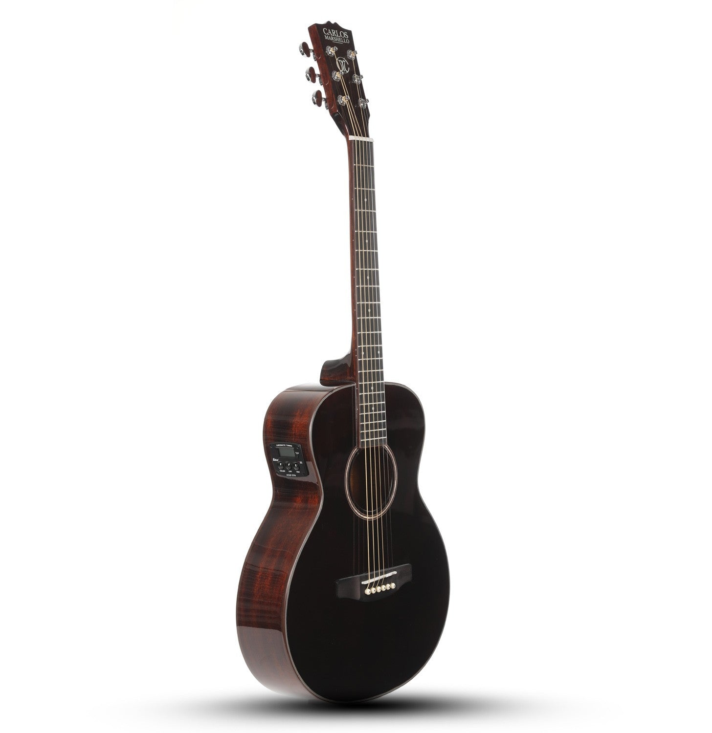 Carlos Marshello CM36C/P 36" Semi Acoustic Guitar - Brown - Deccan Retail