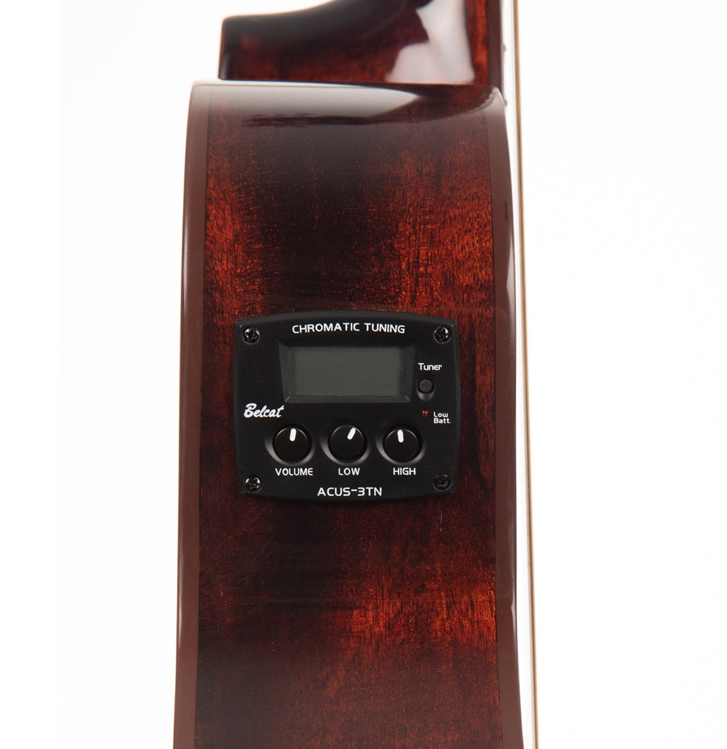 Carlos Marshello CM36C/P 36" Semi Acoustic Guitar - Brown - Deccan Retail