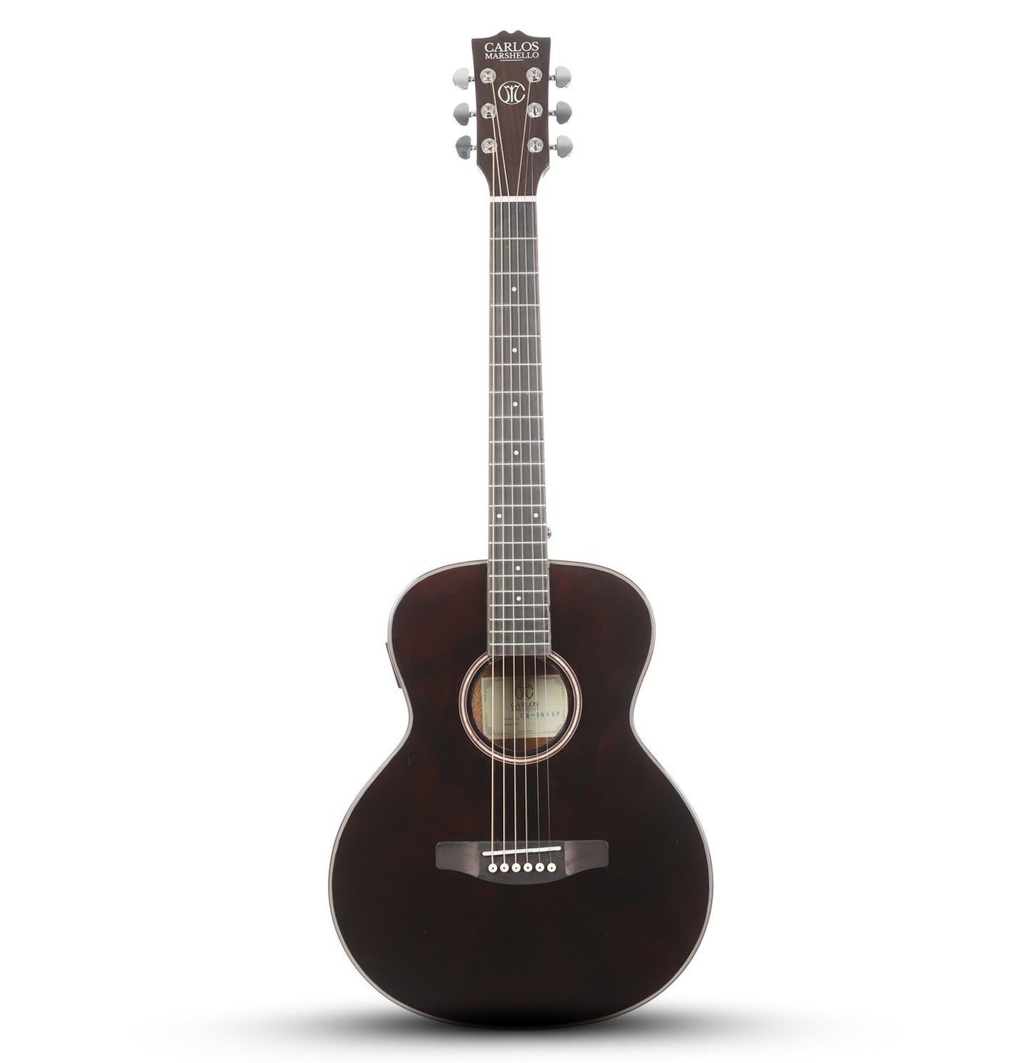 Carlos Marshello CM36C/P 36" Semi Acoustic Guitar - Brown - Deccan Retail
