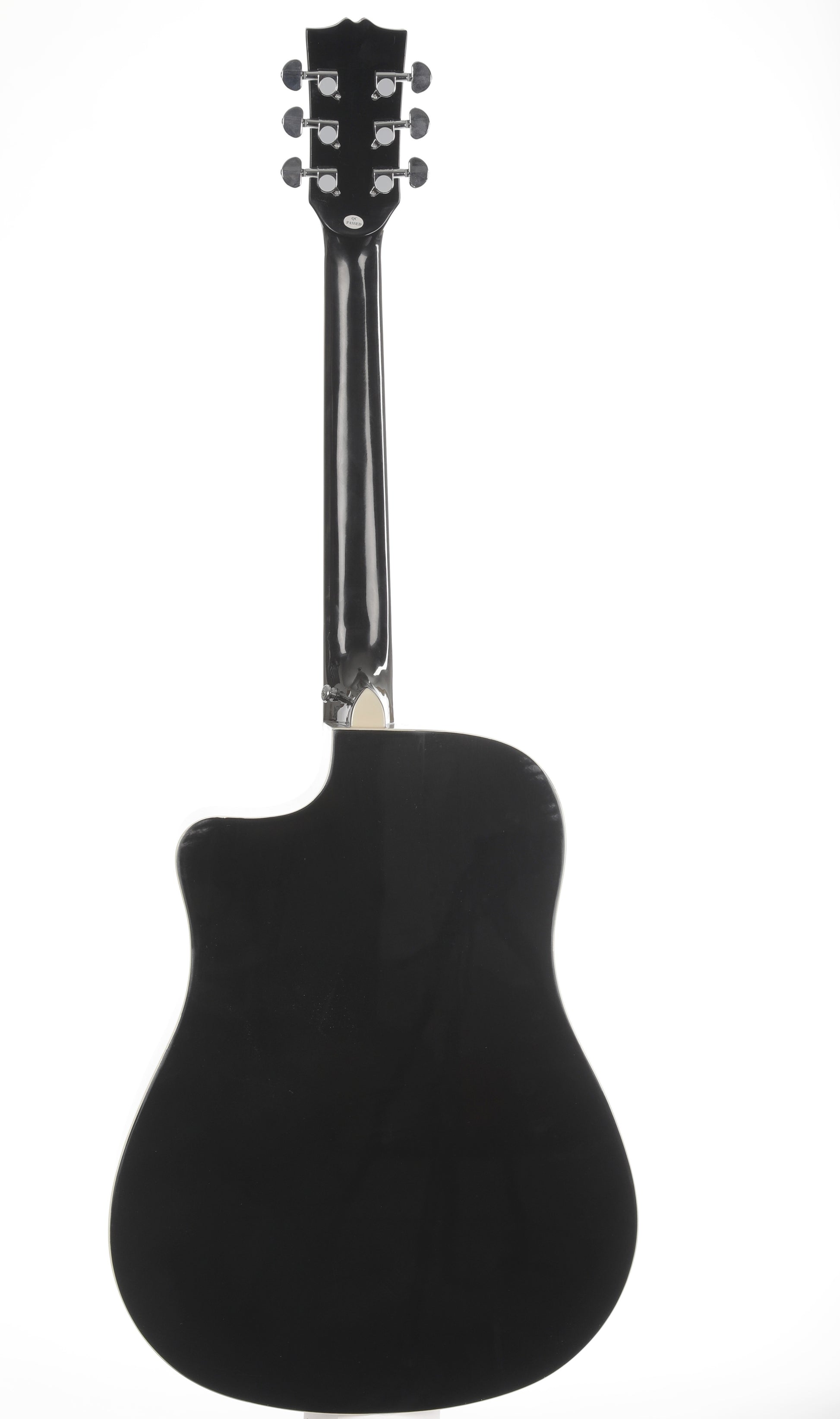 Carlos Marshello CM41C 41" Cutaway Acoustic Guitar - Black - Deccan Retail