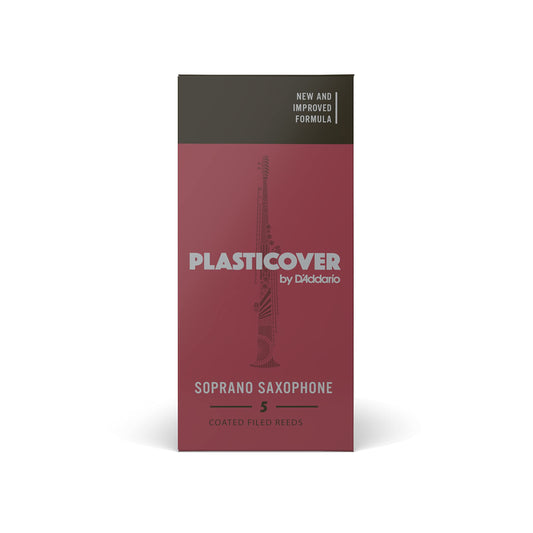 D'Addario Rico Plasticover Soprano Sax Reeds Strength 3.5 – 5 Pack (RRP05SSX350) - Deccan Retail