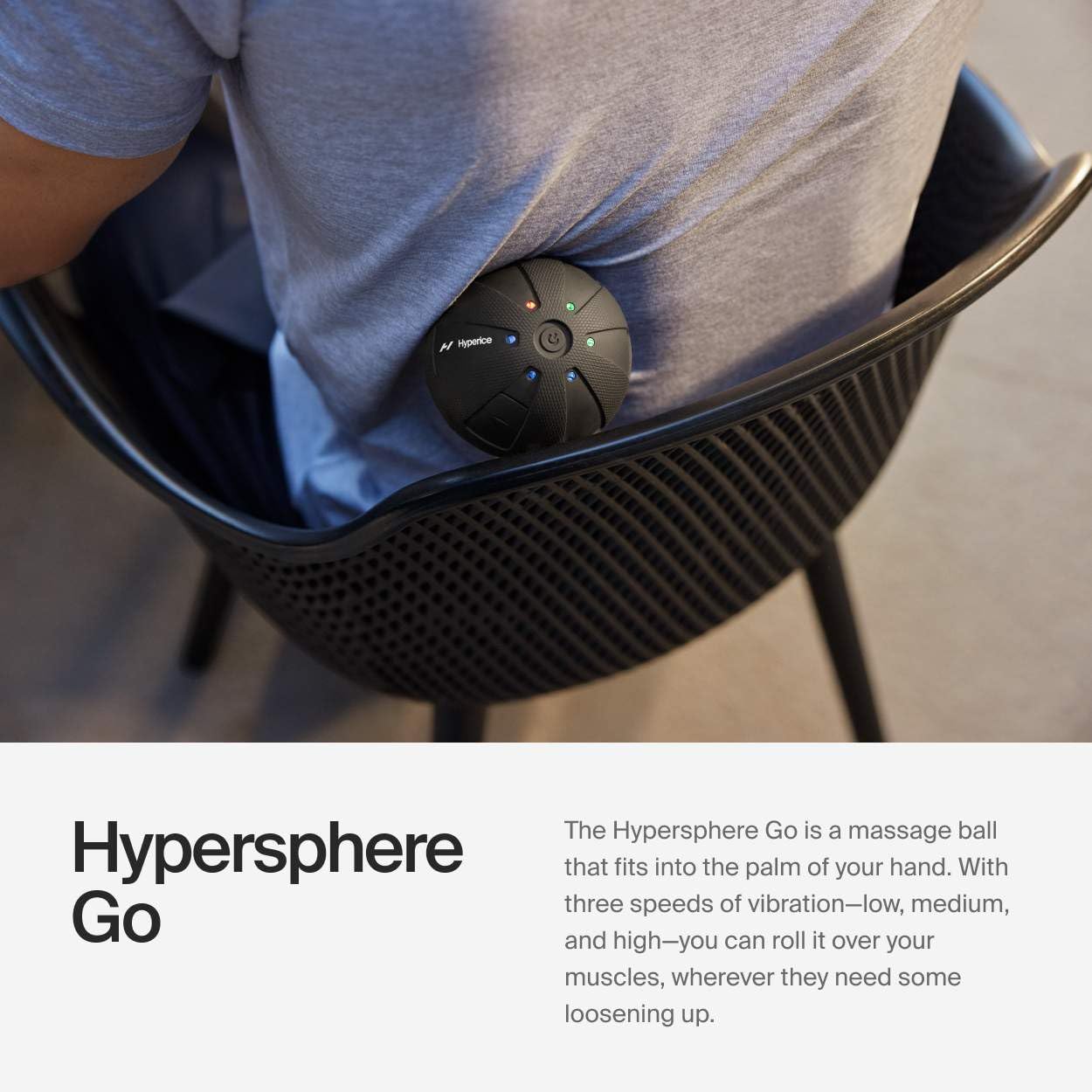 Hyperice Hypersphere Mini Massager Ball – Black - Deccan Retail