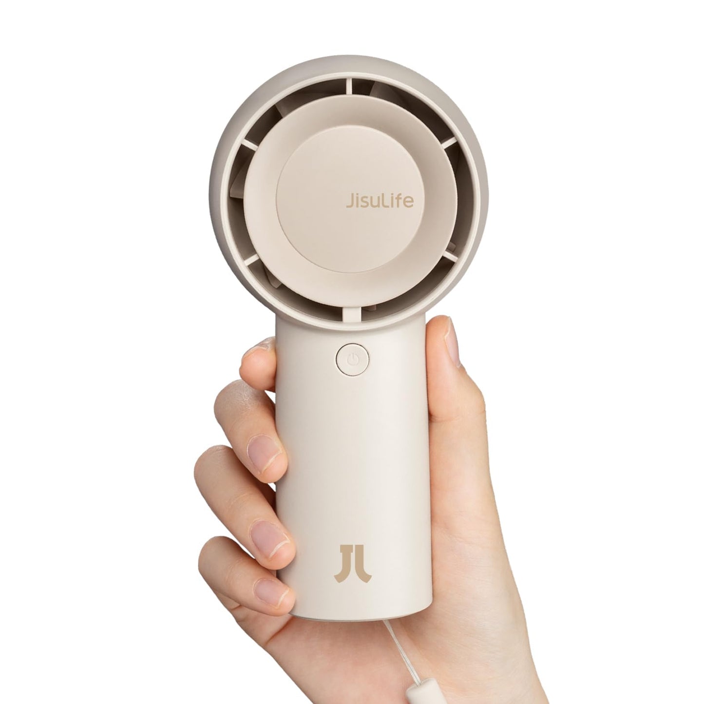 JISULIFE Life5 Plus Handheld Turbo Fan 4000mAh  - Brown - Deccan Retail