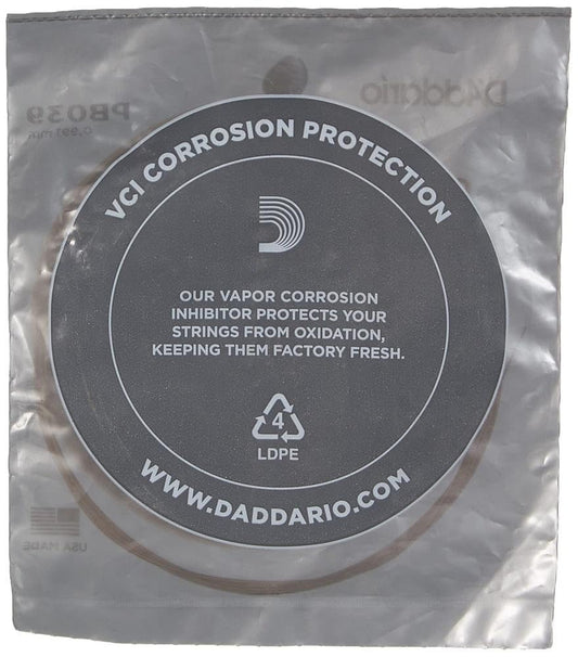 D'Addario PB039 Phosphor Bronze Acoustic Guitar String .039 - Deccan Retail