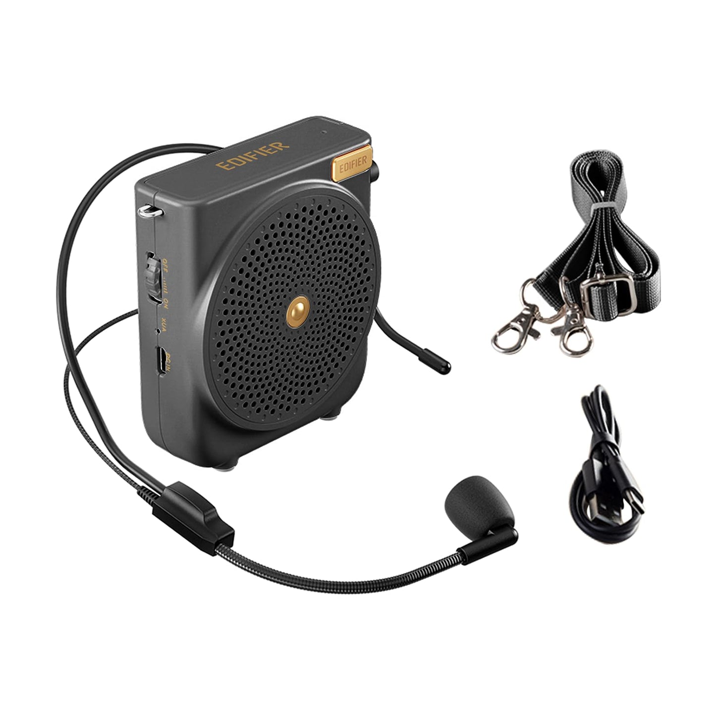 Edifier MF3 Portable Voice Amplifier - Black - Deccan Retail