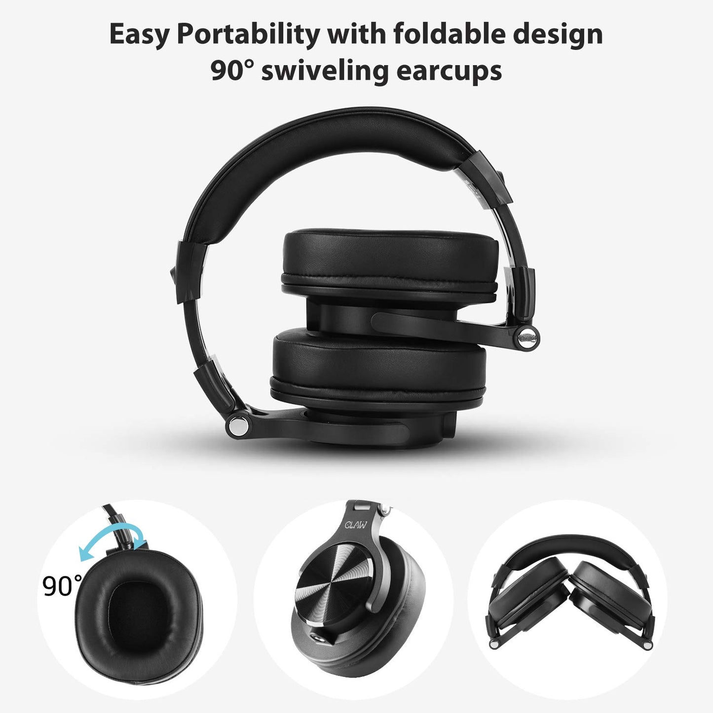 CLAW SM50 Professional Studio Monitoring DJ Wired Over-Ear Headphones - Deccan Retail
