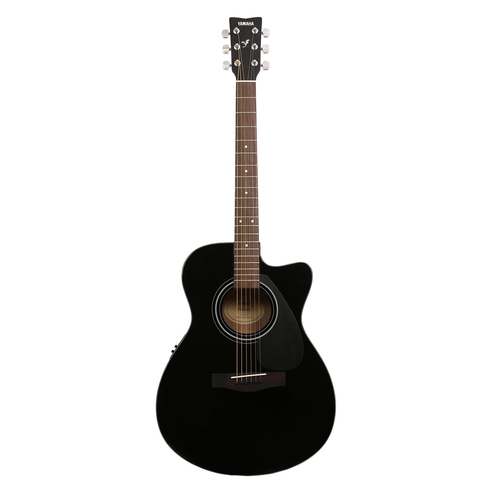 Yamaha FSX80C Semi-Acoustic Cutaway Guitar – Black Finish - Deccan Retail