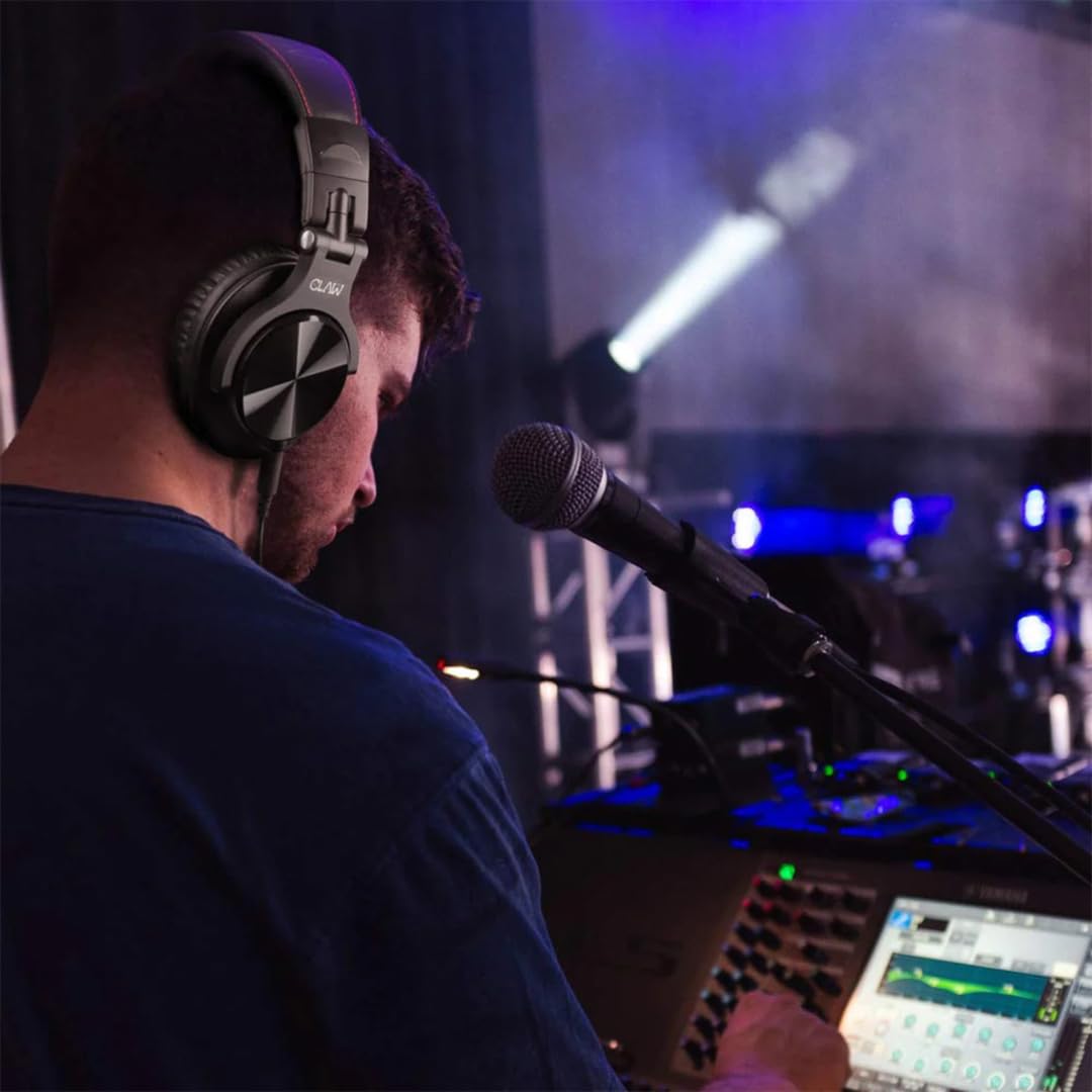 CLAW SM50 Pro Professional Studio Monitoring DJ Wired Over-Ear Headphones - Deccan Retail