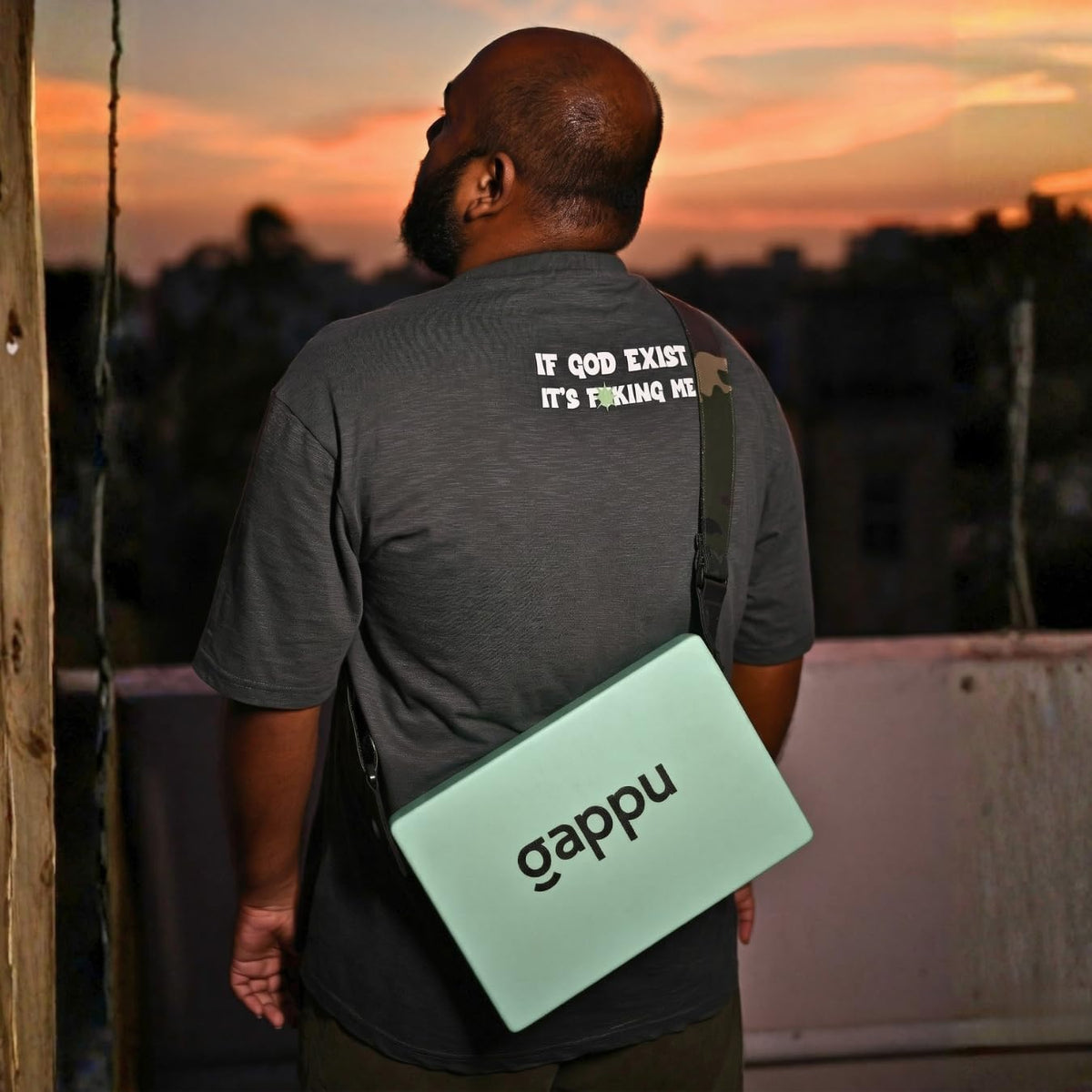 Gappu JamBox with Strap - Sea Green