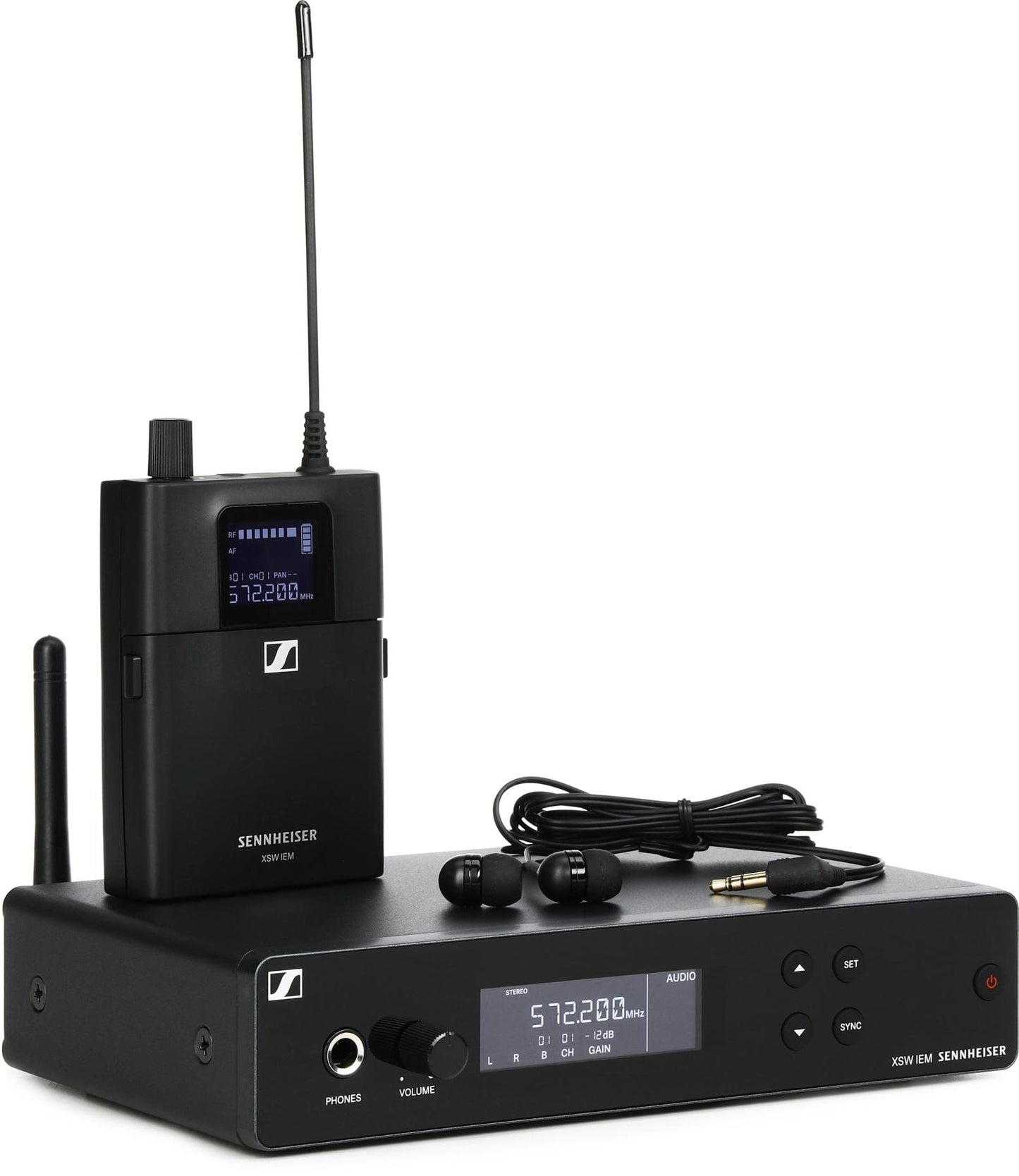 Sennheiser XSW IEM Wireless in-Ear Monitor System (B) - Black - Deccan Retail