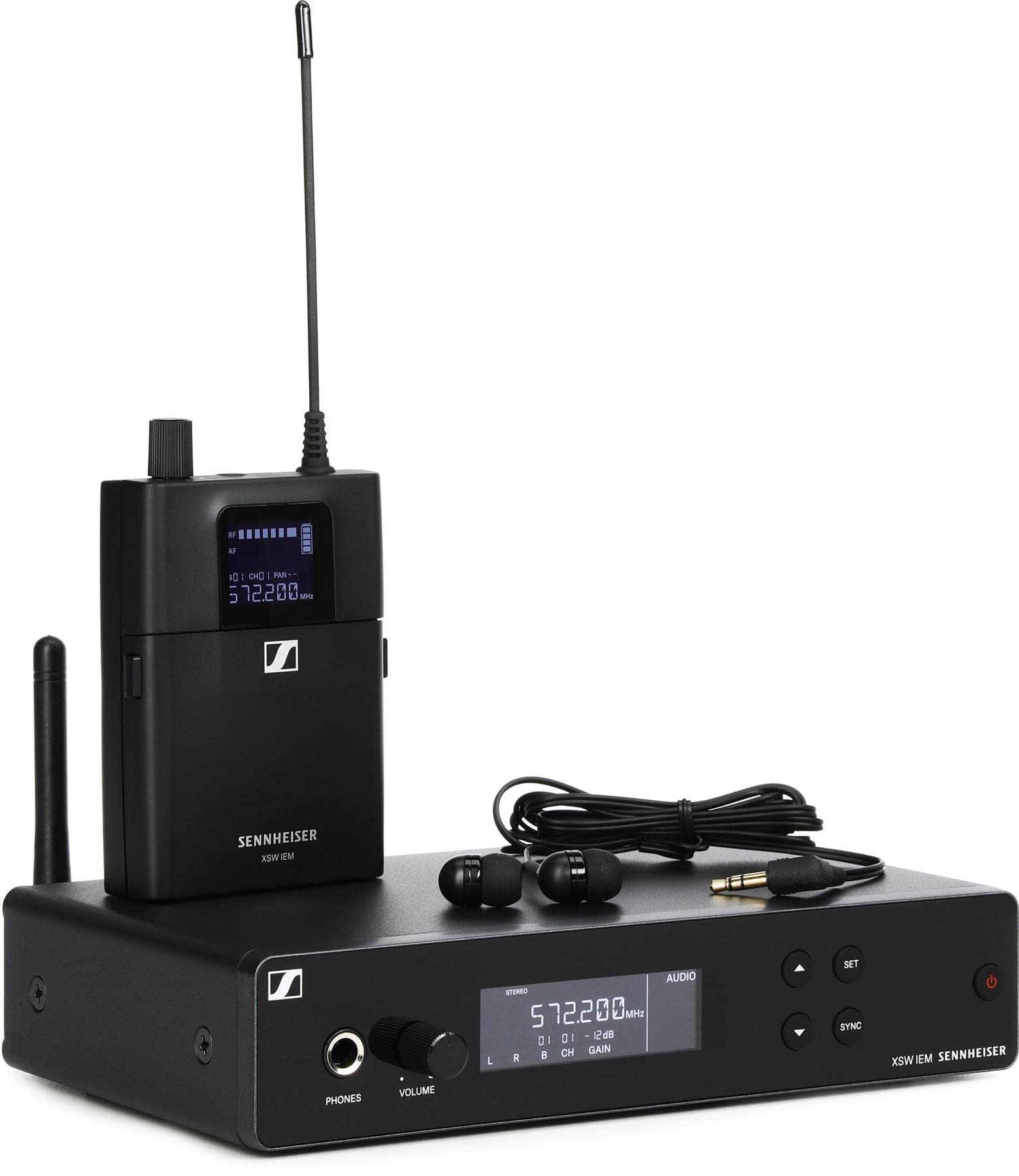 Sennheiser XSW IEM Wireless in-Ear Monitor System (B) - Black - Deccan Retail