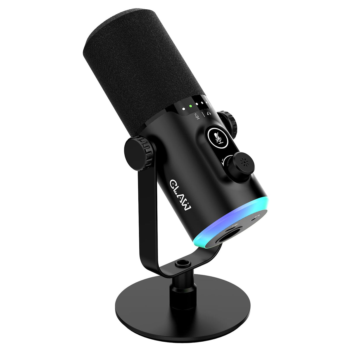 CLAW GM43 Dynamic RGB Gaming Microphone with USB/XLR & Cardioid Pickup - Deccan Retail