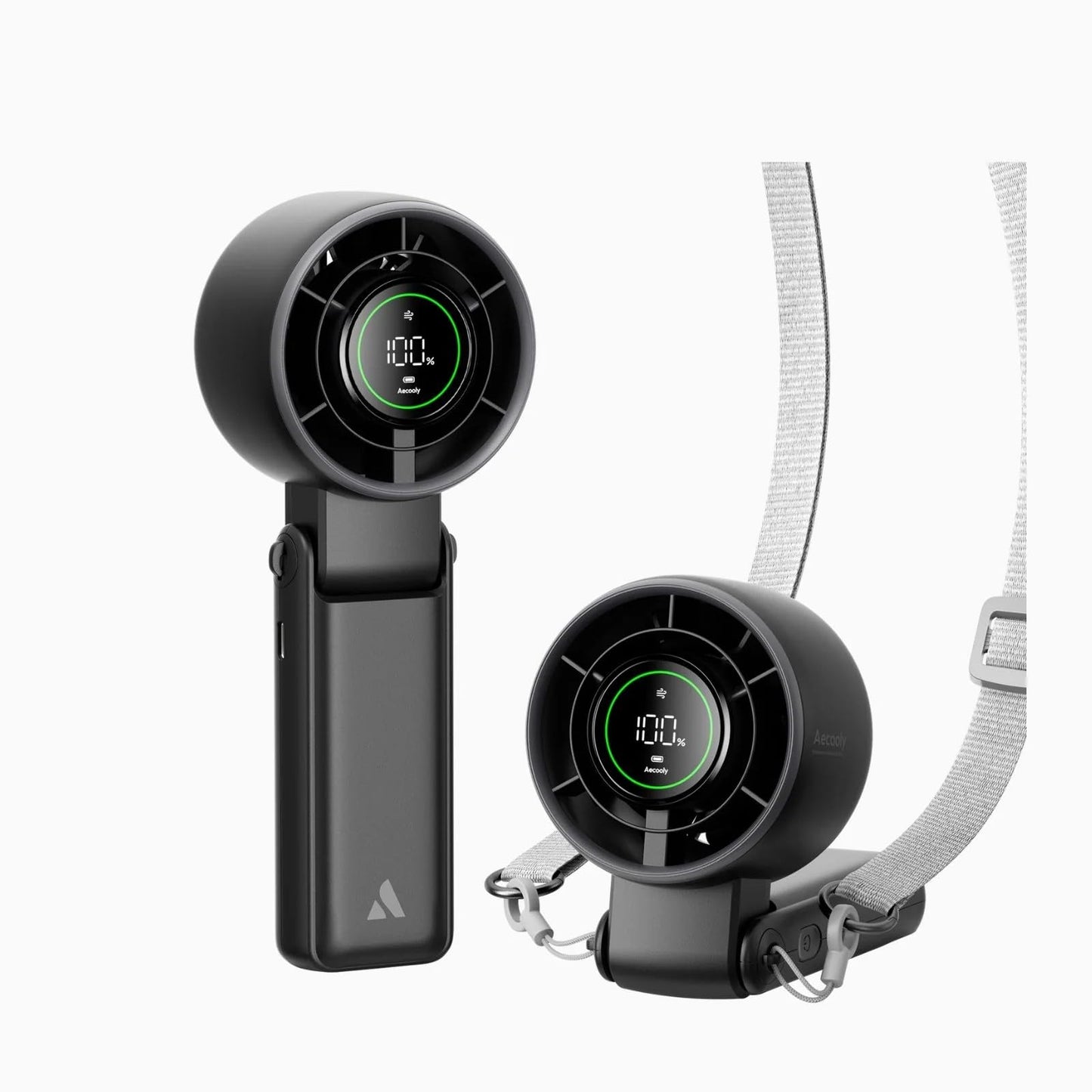 Aecooly Versatile Fan Halo-02 5000mah – Black - Deccan Retail