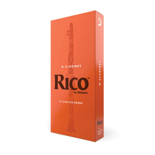Rico Bb Clarinet Reeds Strength 3.5 – 25 Pack (RCA2535) - Deccan Retail