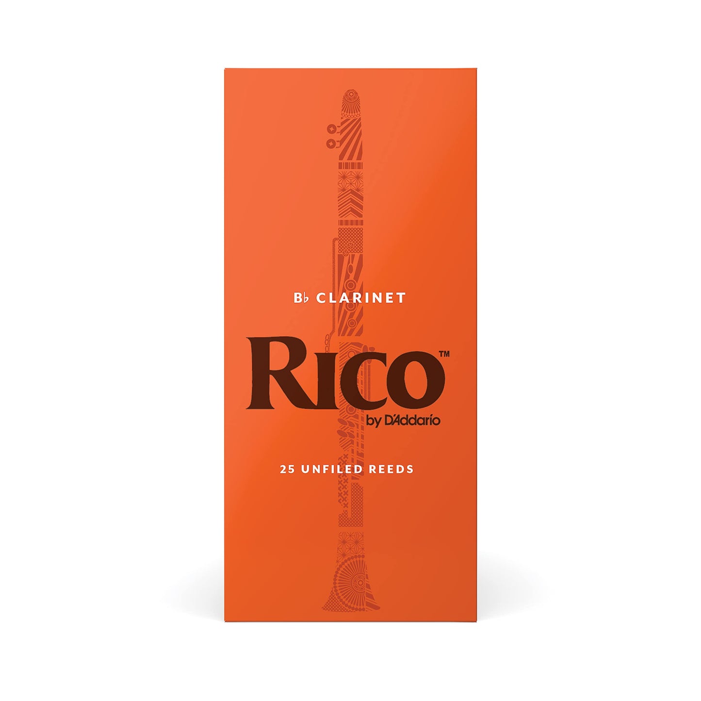 Rico Bb Clarinet Reeds Strength 3.5 – 25 Pack (RCA2535) - Deccan Retail