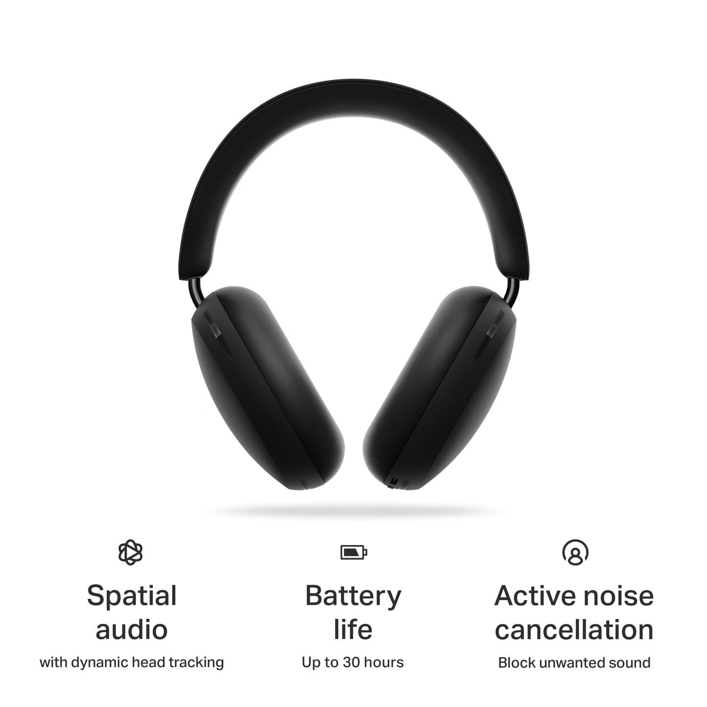 Sonos Ace Noise Cancelling Wireless Over-Ear Headphones – Black - Deccan Retail