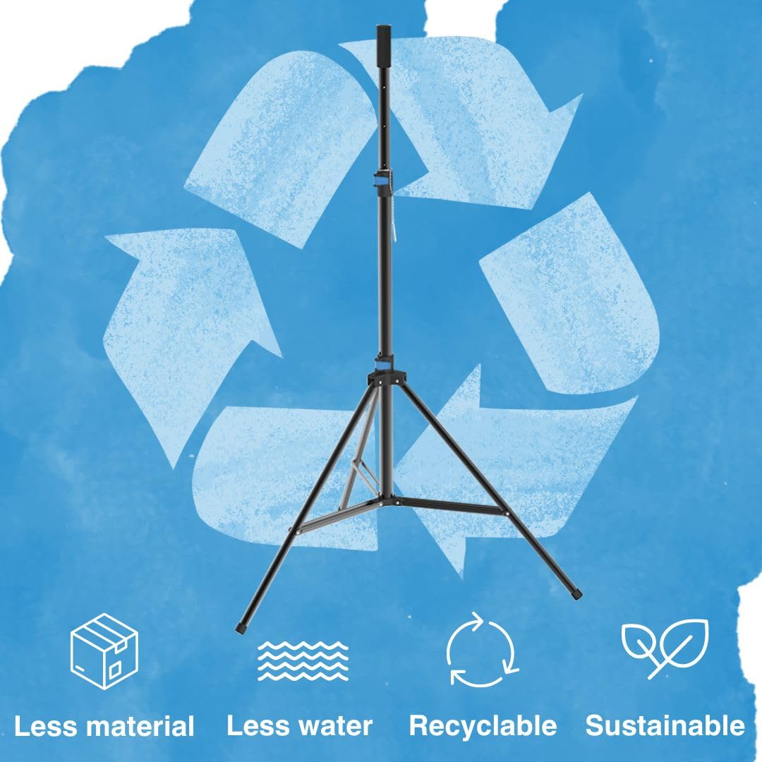 Chetty LS2 Heavy Duty Tripod Speaker Stand with Snaplock Technology - Deccan Retail
