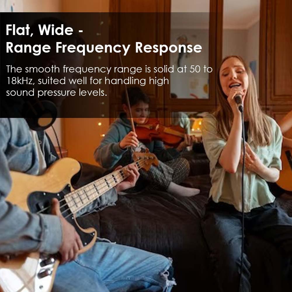 CLAW Alaap MI125 Dynamic XLR Karaoke Wired Handheld Microphone with 16.4Ft Cable - Deccan Retail