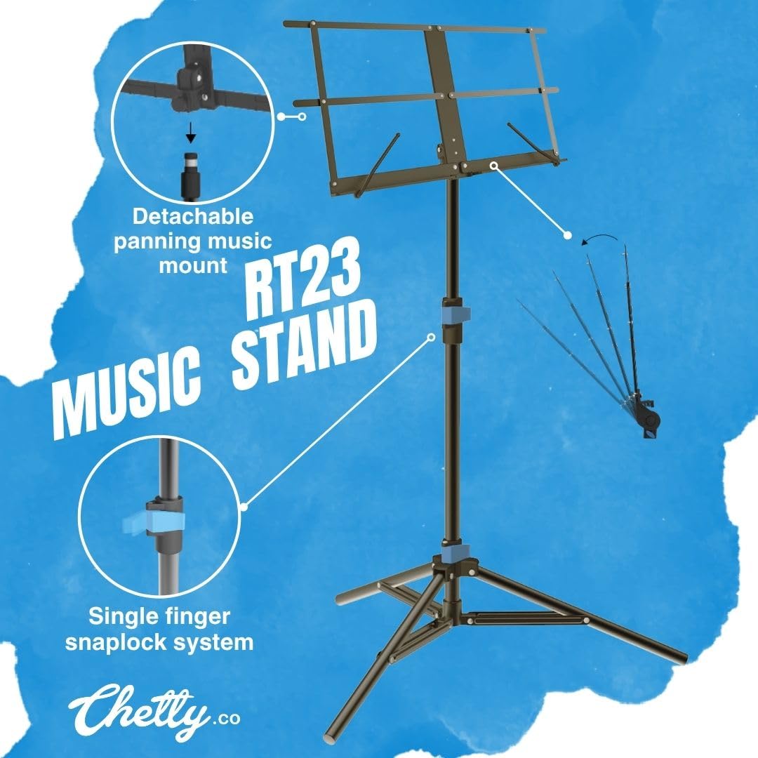 Chetty RT23 Lite Notation Stand with Carry Bag - Deccan Retail