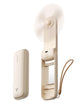 Aecooly Slim Handheld Fan with Mirror - Beige - Deccan Retail