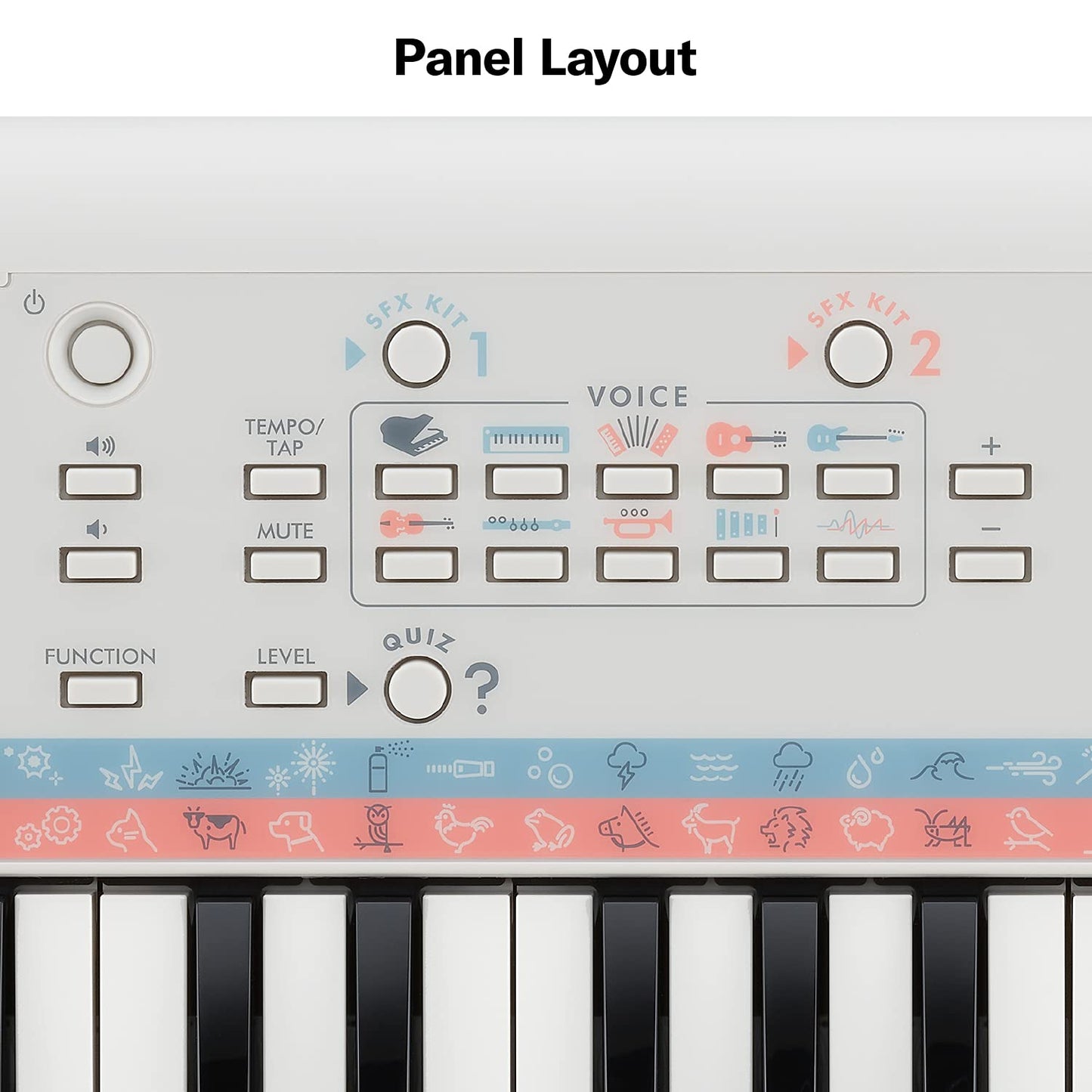 Yamaha PSS-E30 Remie 37-Key Portable Mini Keyboard – White