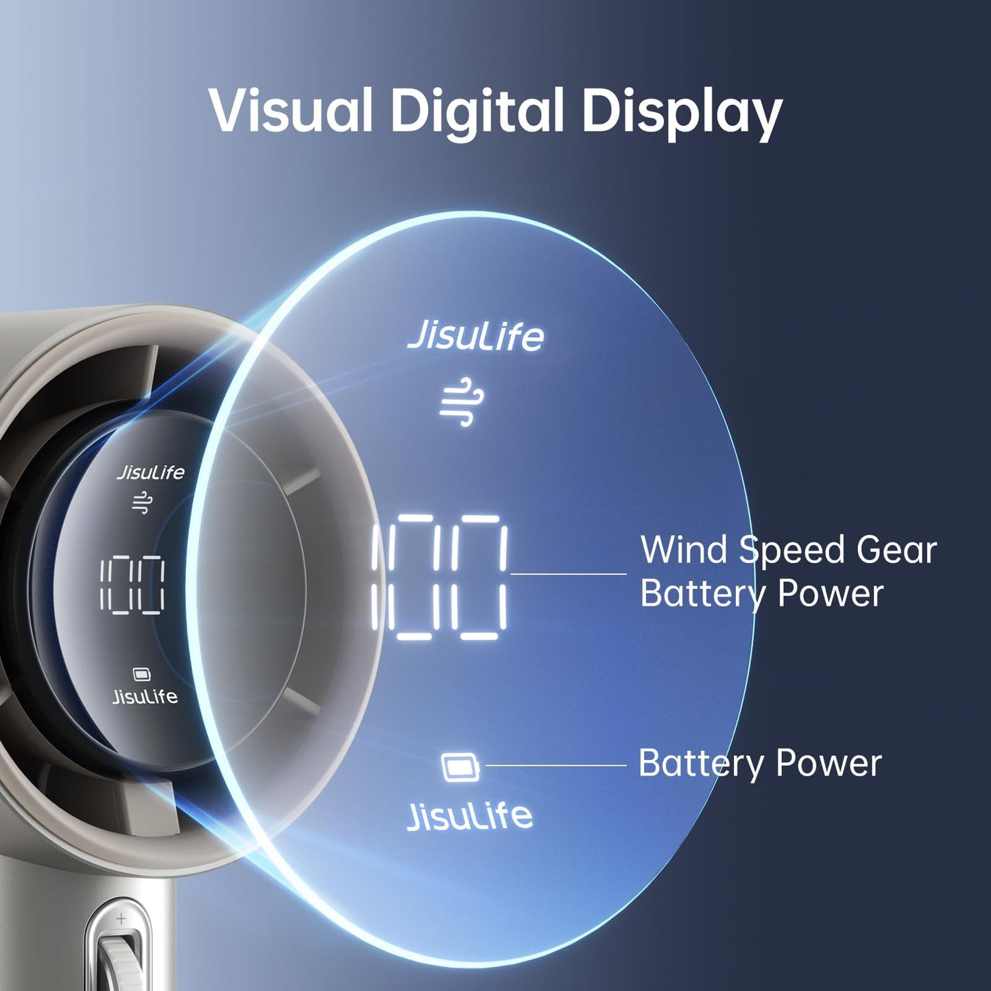 JISULIFE Pro1 S Handheld Fan 5000mAh - Light Brown - Deccan Retail