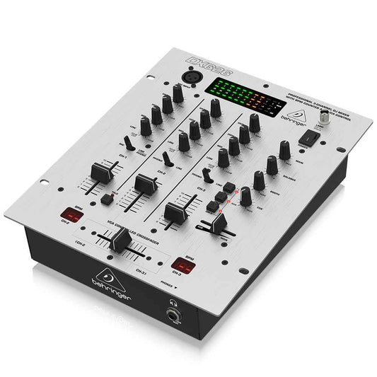 Behringer DX626 3-Channel DJ Mixer with XLR Connection – Black & White