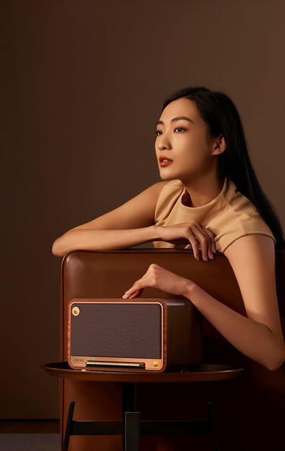 Edifier D32 Tabletop Wireless Speaker - Brown
