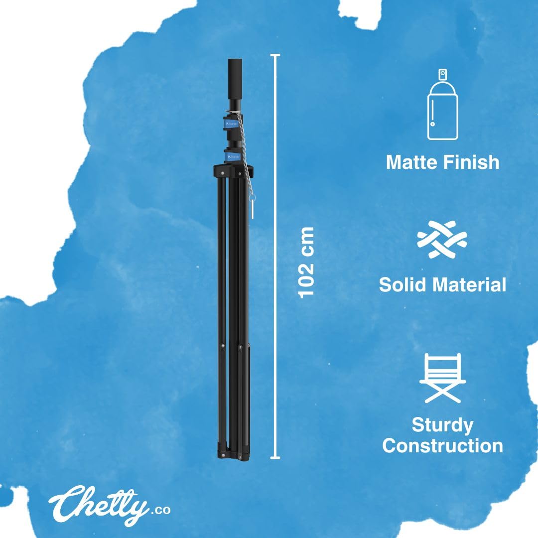 Chetty LS2 Heavy Duty Tripod Speaker Stand with Snaplock Technology - Deccan Retail