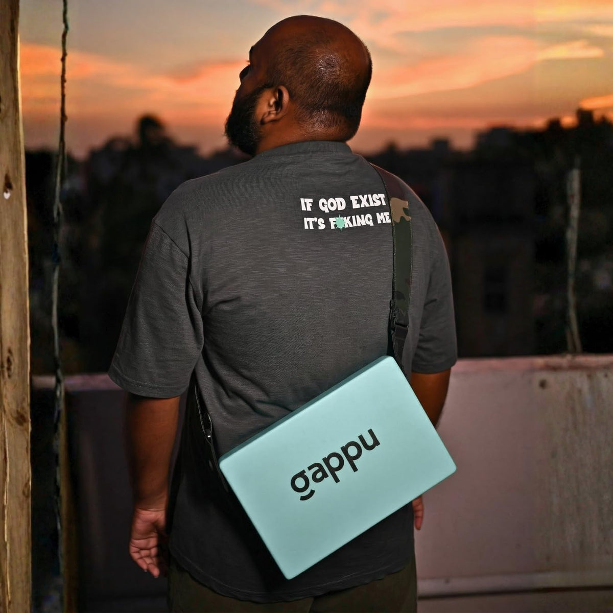 Gappu JamBox with Strap - Sky Blue
