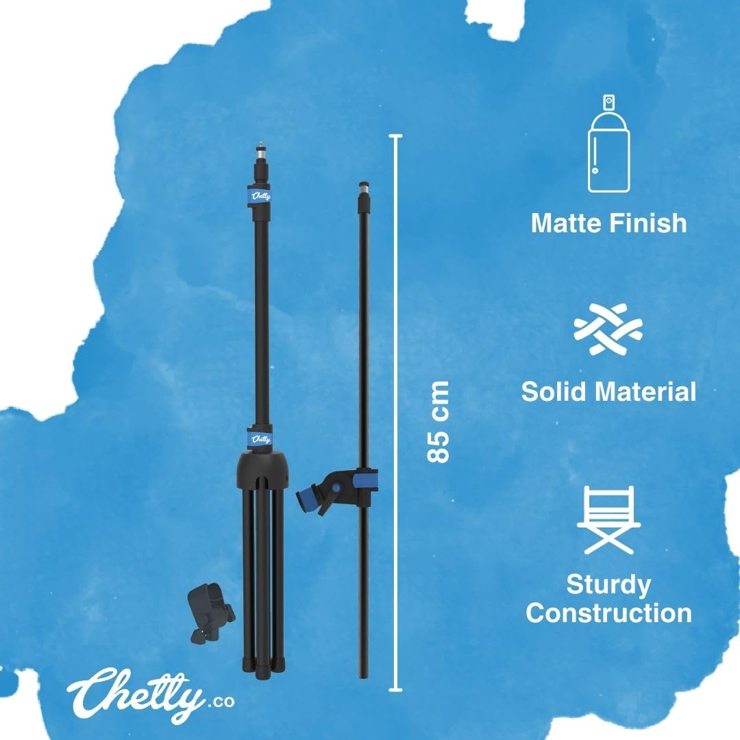 Chetty MT12 Lite Microphone Stand with Telescopic Boom Arm - Deccan Retail