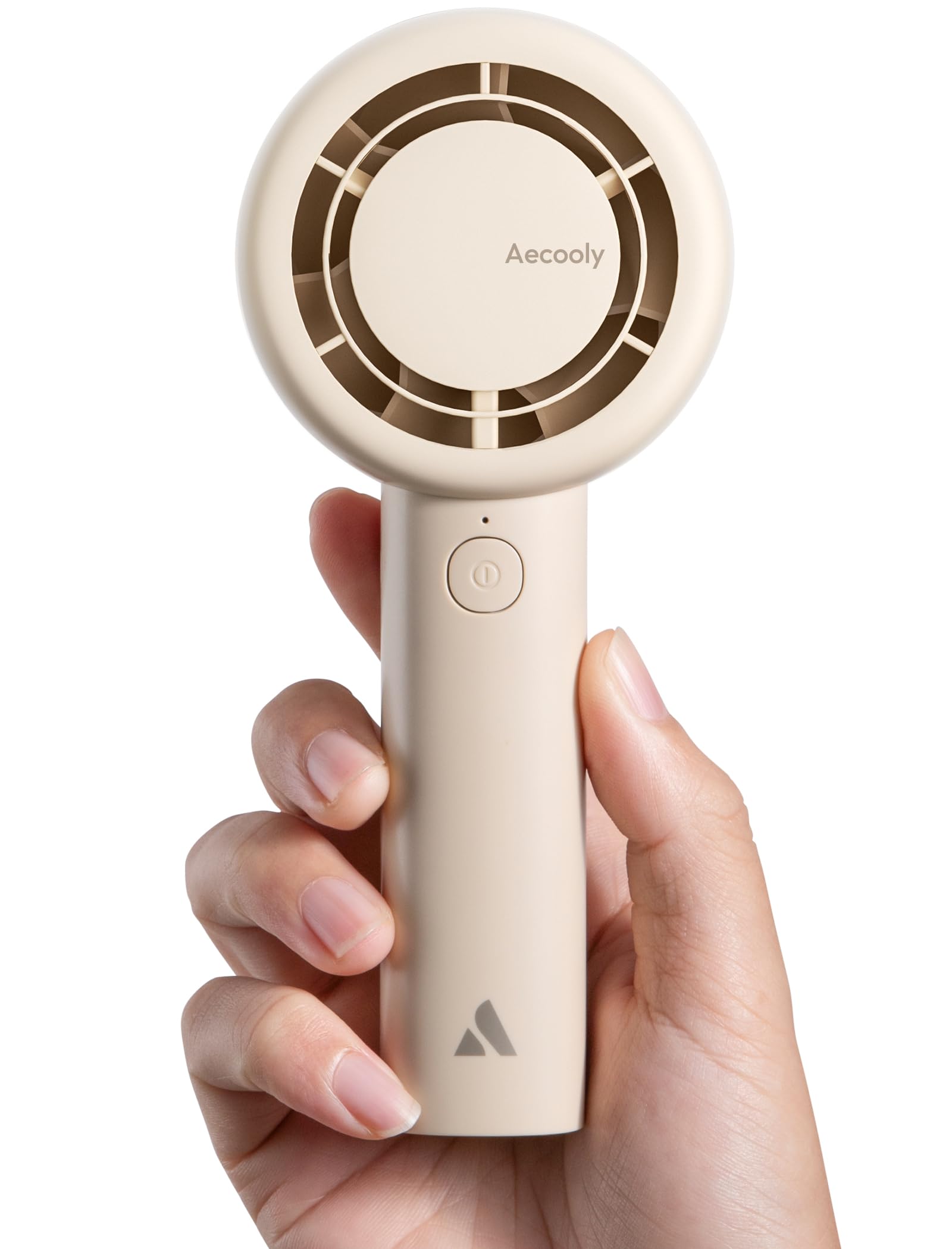 Aecooly Halo-01 4500mAh Portable Handheld Fan - Beige - Deccan Retail