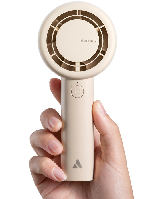 Aecooly Halo-01 4500mAh Portable Handheld Fan - Beige - Deccan Retail