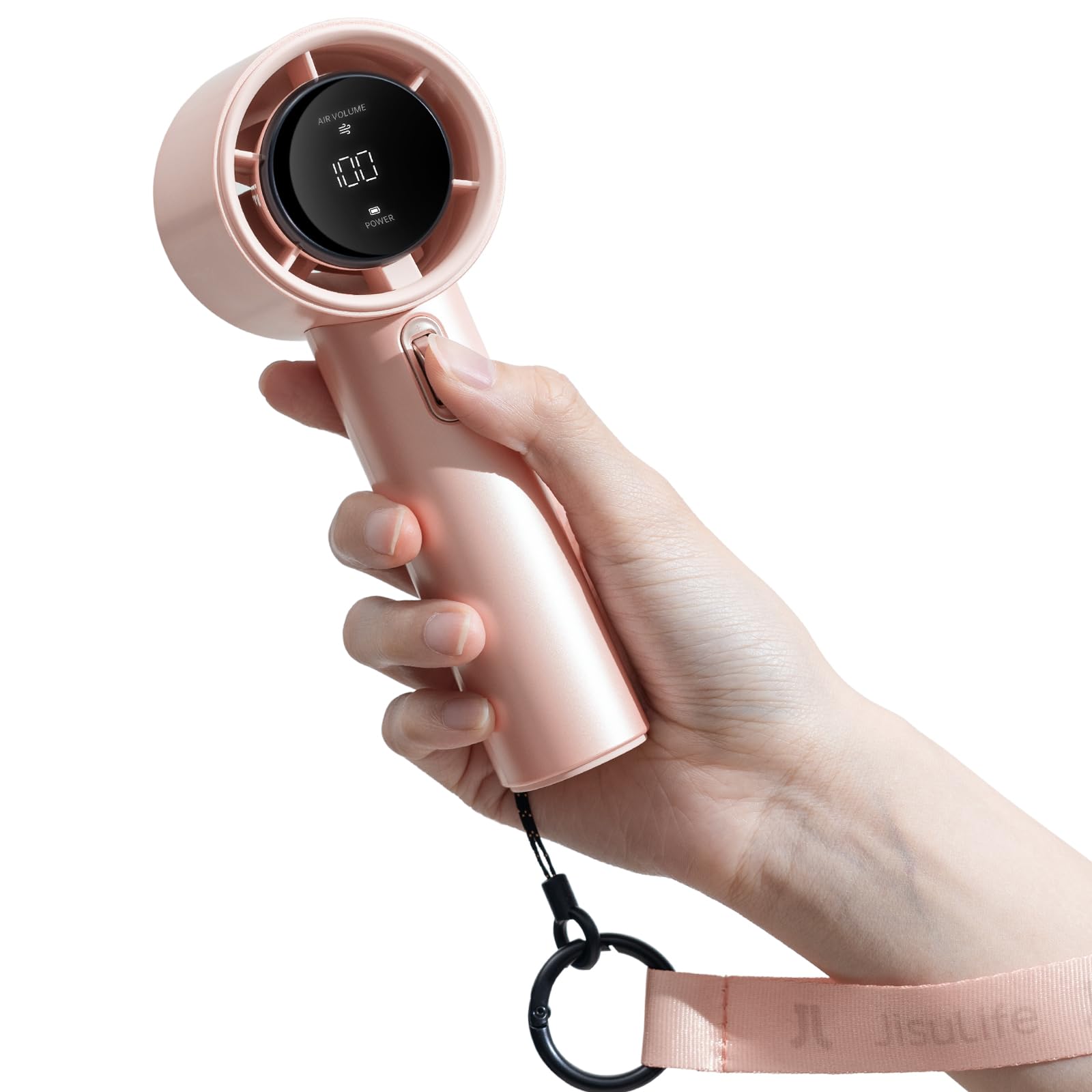 JISULIFE Pro1 Handheld Fan 3600mAh - Pink - Deccan Retail