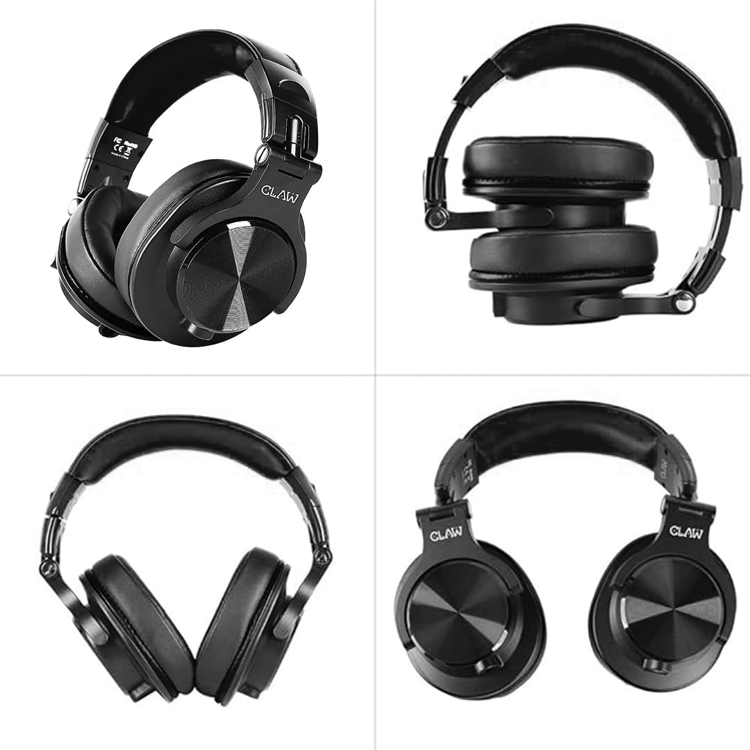 CLAW SM50 Pro Professional Studio Monitoring DJ Wired Over-Ear Headphones - Deccan Retail