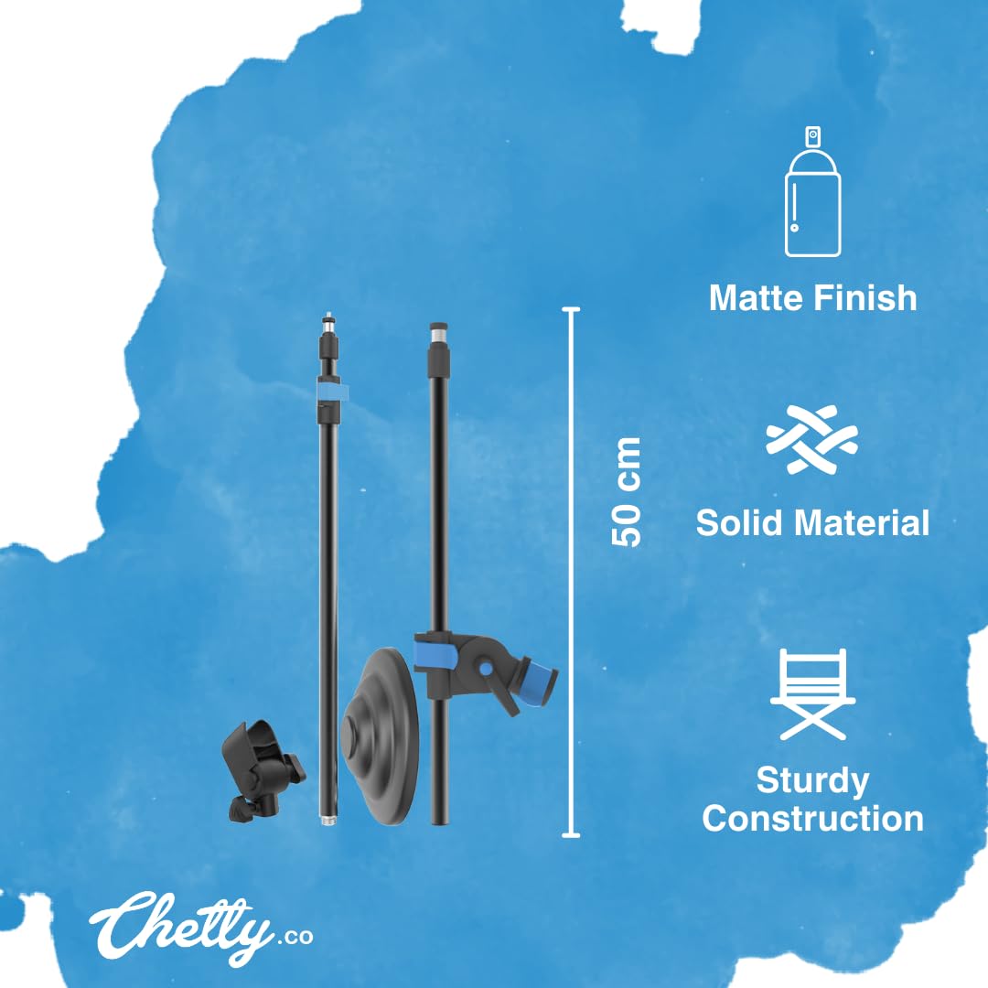 Chetty MB14 Heavy Duty Metal Base Microphone Stand - Deccan Retail