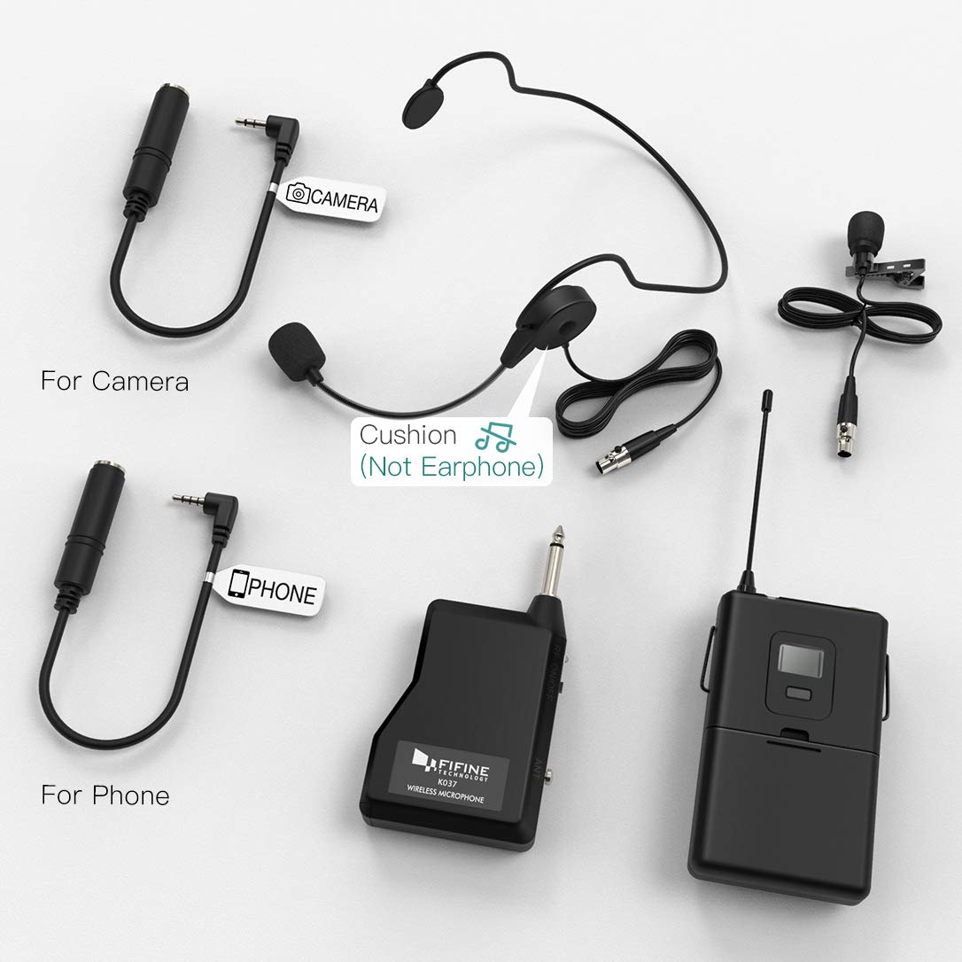 FIFINE K037B Wireless Microphone System - Deccan Retail