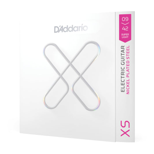 D'Addario XS Coated Electric Guitar Strings Super Light 9-42 (XSE0942) - Deccan Retail