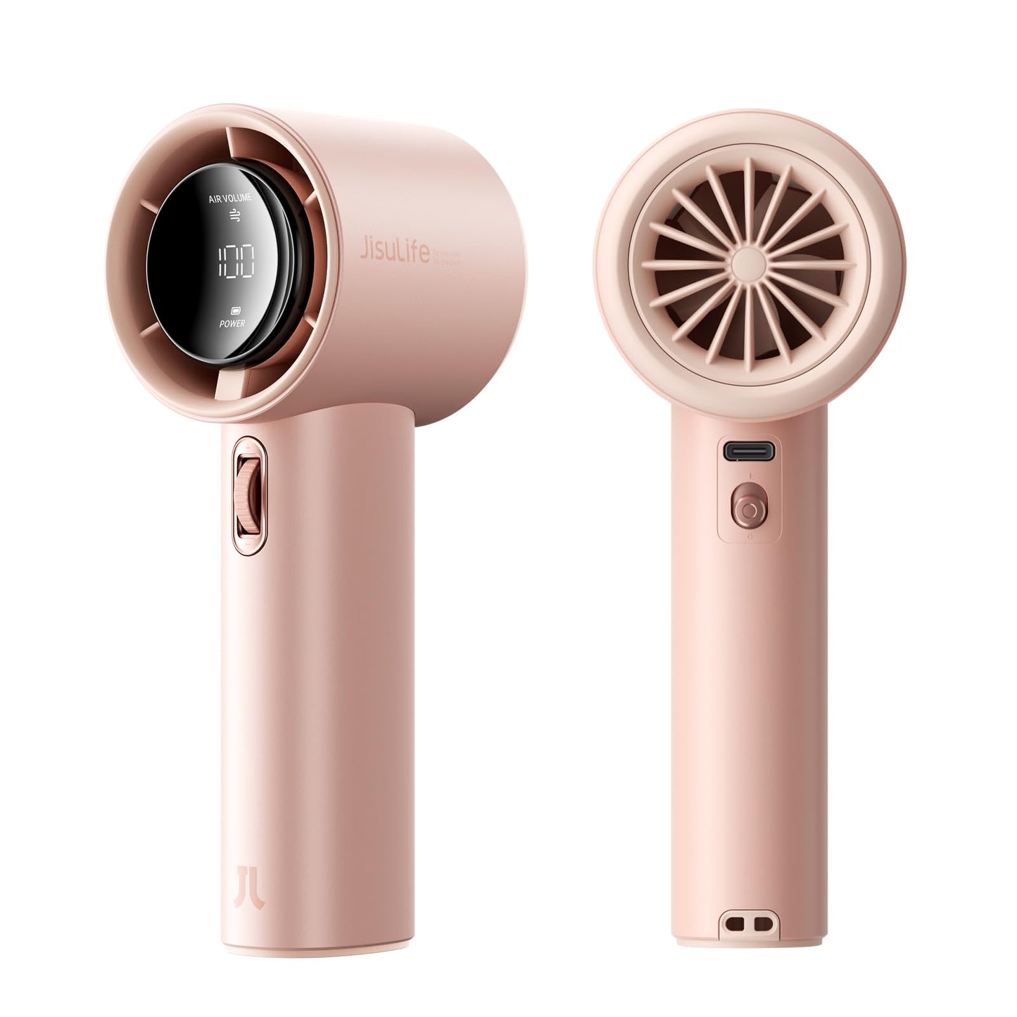 JISULIFE Pro1 Handheld Fan 3600mAh - Pink - Deccan Retail
