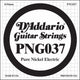 D'Addario Pure Nickel Electric Guitar Single String .037 (PNG037) - Deccan Retail