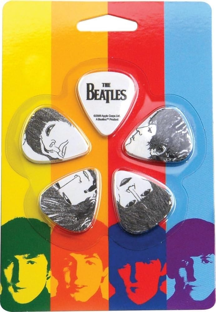 Planet Waves Beatles Revolver Medium Guitar Picks 10 Pack (1CWH4-10B1) - Deccan Retail