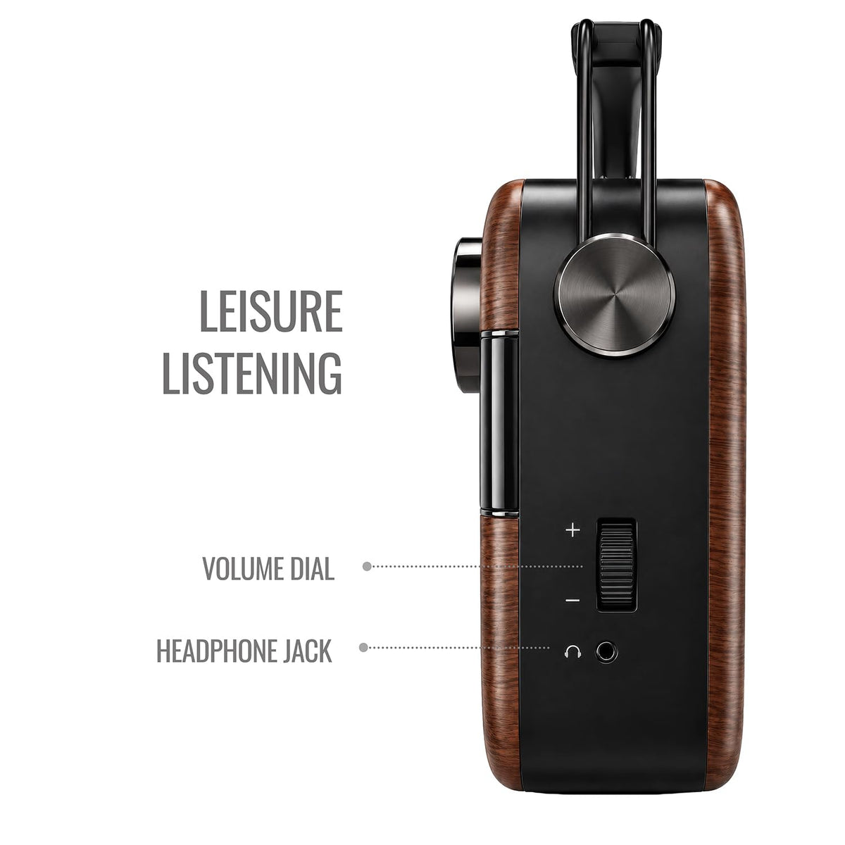 Saregama Carvaan 3.0 Hindi Legends to Latest Music Player - Antique Oak