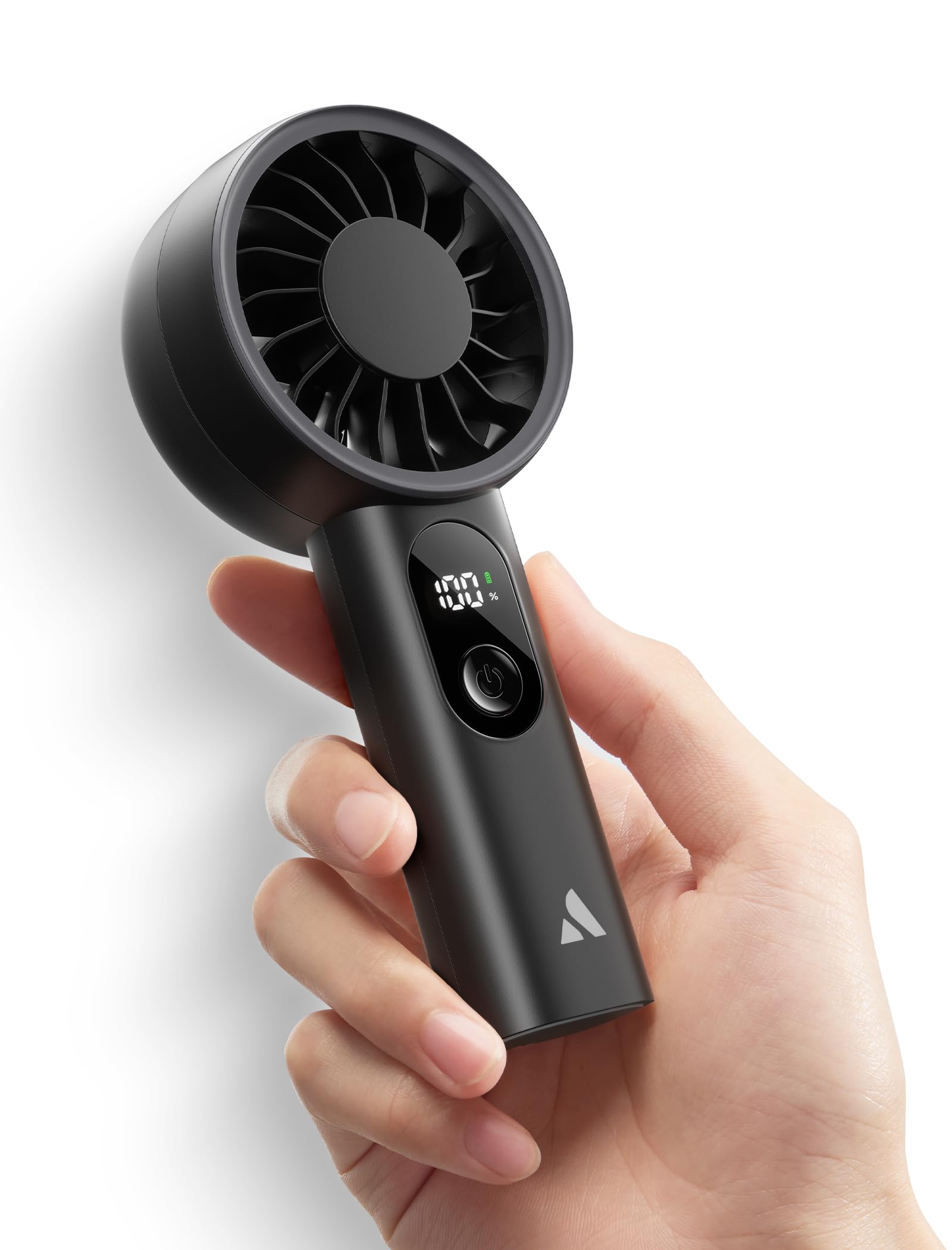 Aecooly Halo-03 2000mAh Portable Handheld Fan - Black - Deccan Retail
