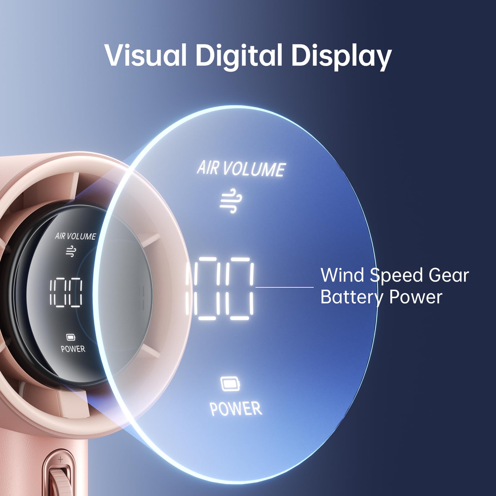 JISULIFE Pro1 Handheld Fan 3600mAh - Pink - Deccan Retail