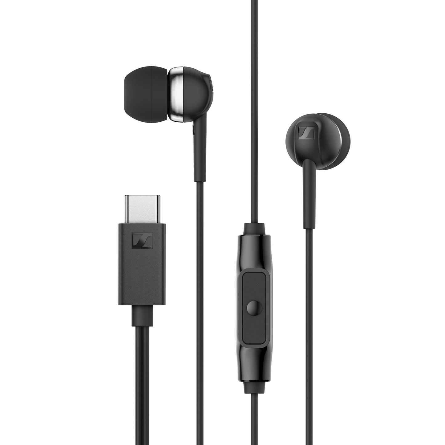 Sennheiser CX 80U USB-C Wired In-Ear Earphones – Black