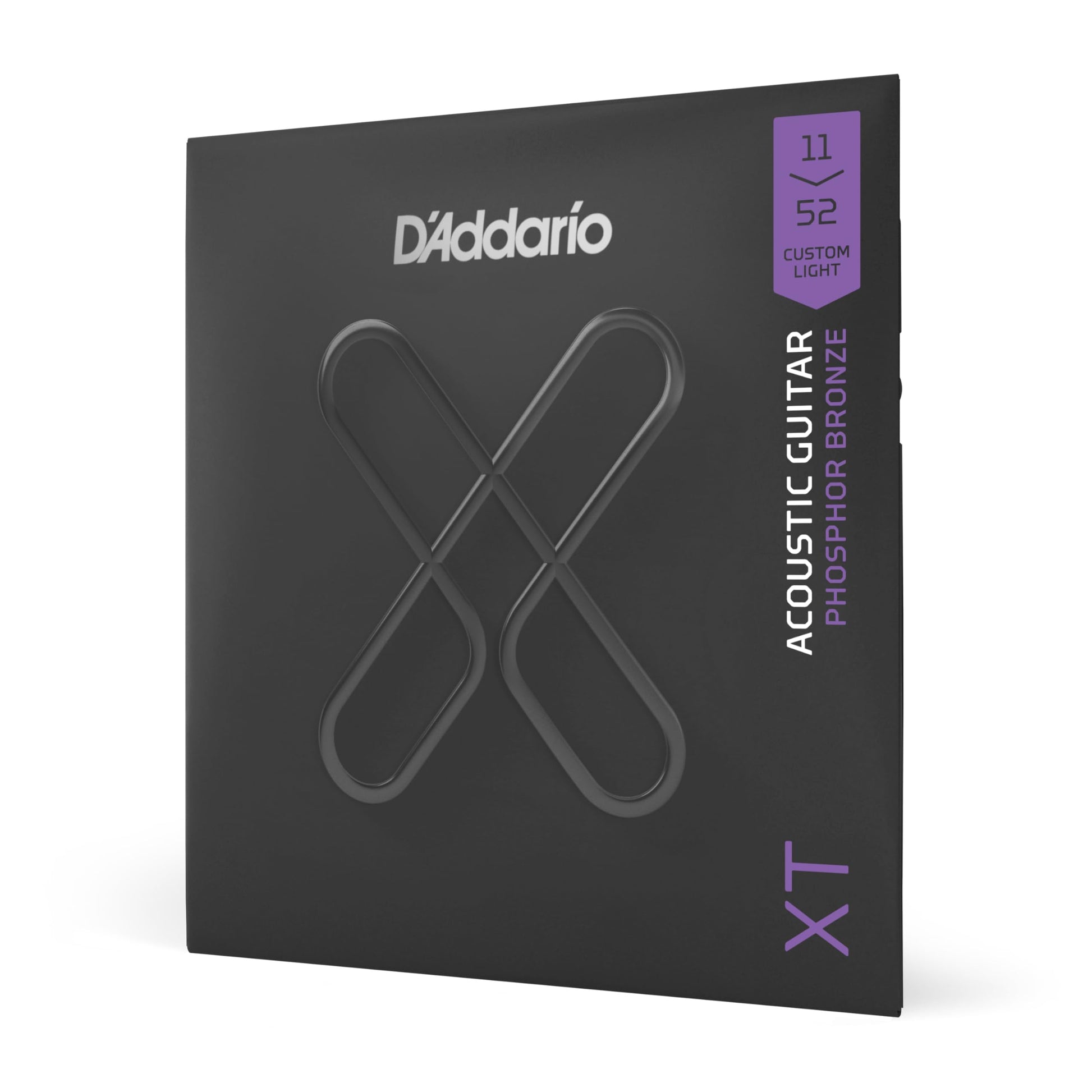 D'Addario XT Phosphor Bronze Acoustic Guitar Strings Custom Light 11-52 (XTAPB1152) - Deccan Retail