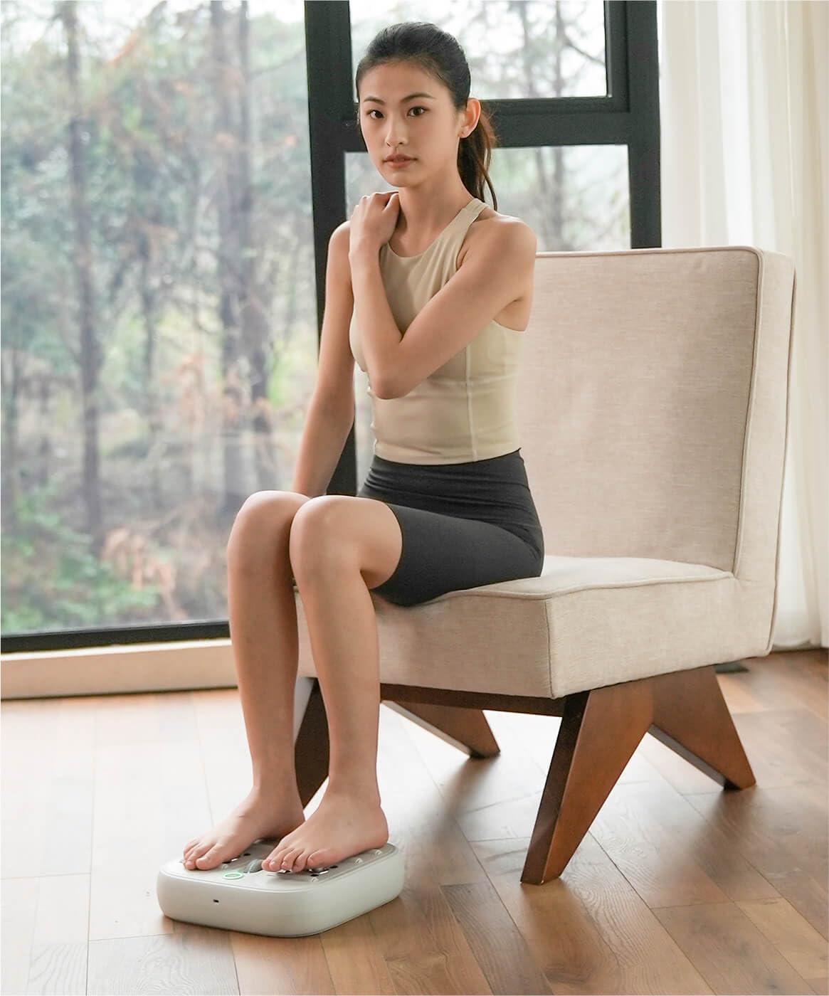 KiCA Portable Foot Massager – Light Grey - Deccan Retail
