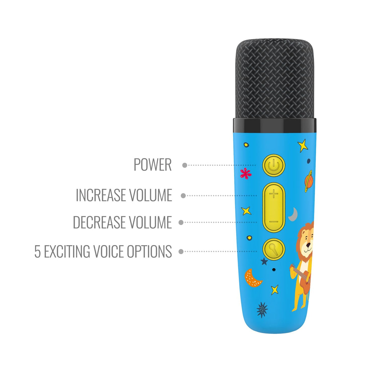 Saregama Carvaan Mini Kids with Wireless Mic - Baby Yellow